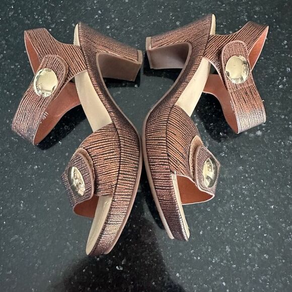 PATRIZIA DADE Brinze Dade Party STRAP SANDAL SIZE 10 - Picture 3 of 13